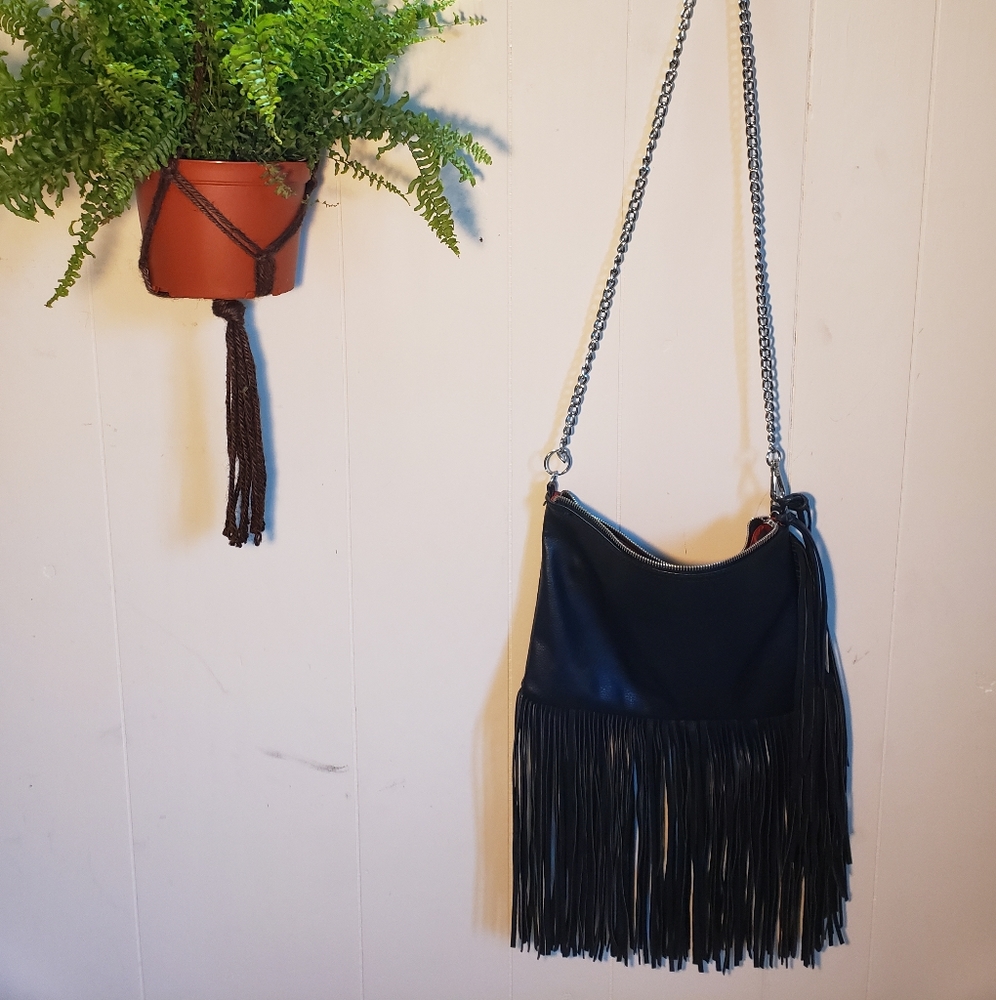 Carlos Santana Fringe Purse